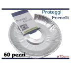 Establecer 60 piezas Proteger estufa de la estufa de la grasa sucia de aluminio redondo