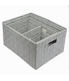 Establecer 6 cajas caja de madera Caja de madera Decoupage Joyería Caja 53463A