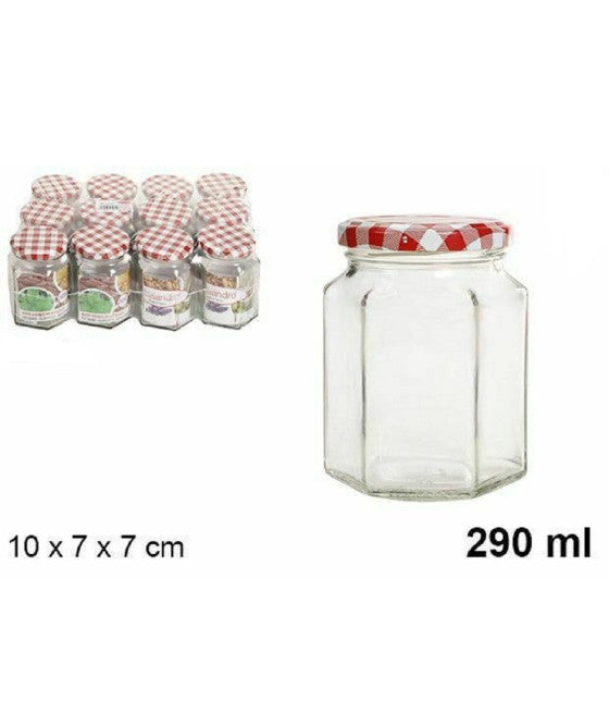 Set 6 pieces Stainless steel jar 10 x 11 cm Sugar food coffee kitchen