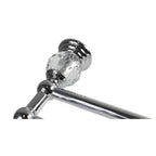 Estante de toalla de doble estante con cristales de acrílico 52827