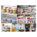 Estante telescópico para armario ajustable 24 cm extensible de acero de 70-120 cm