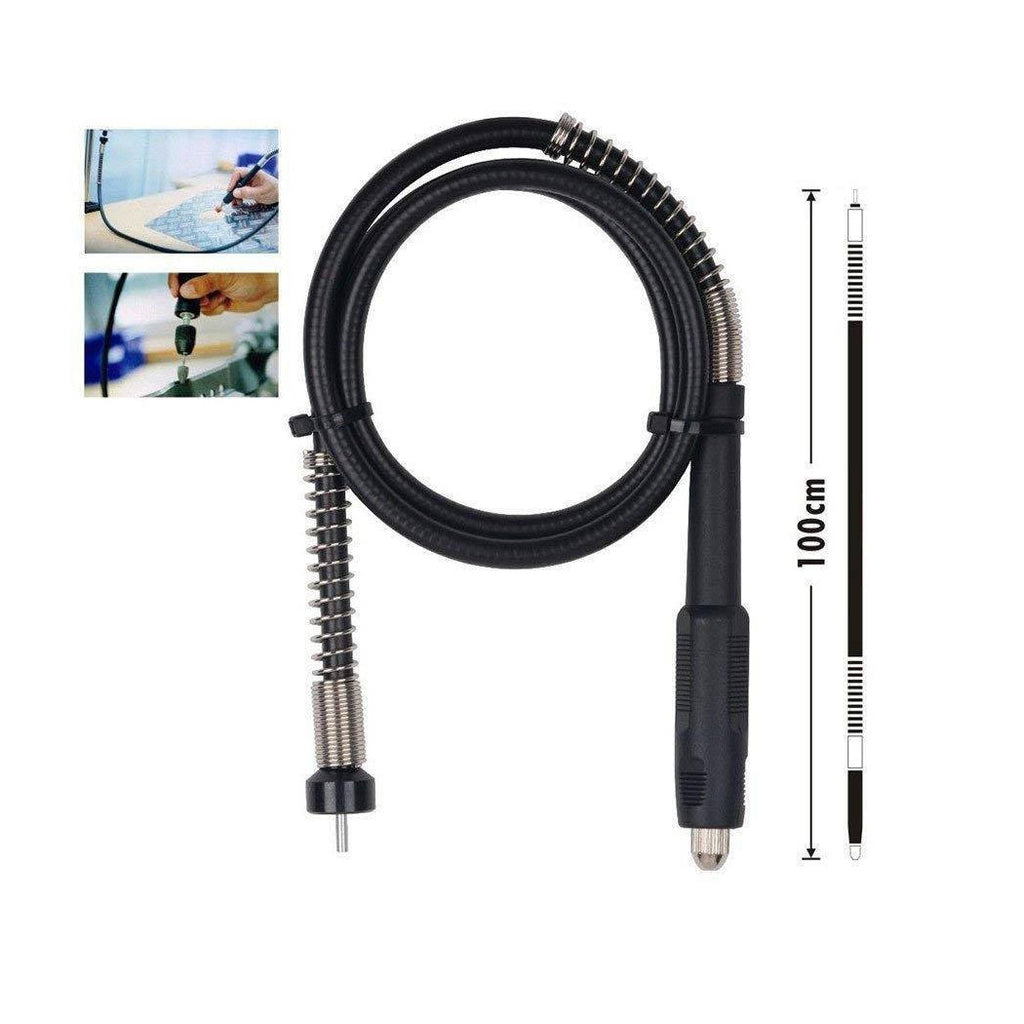 Extensión para mini taladro Eje flexible 100 cm con husillo 3,2mm Dremel cortador