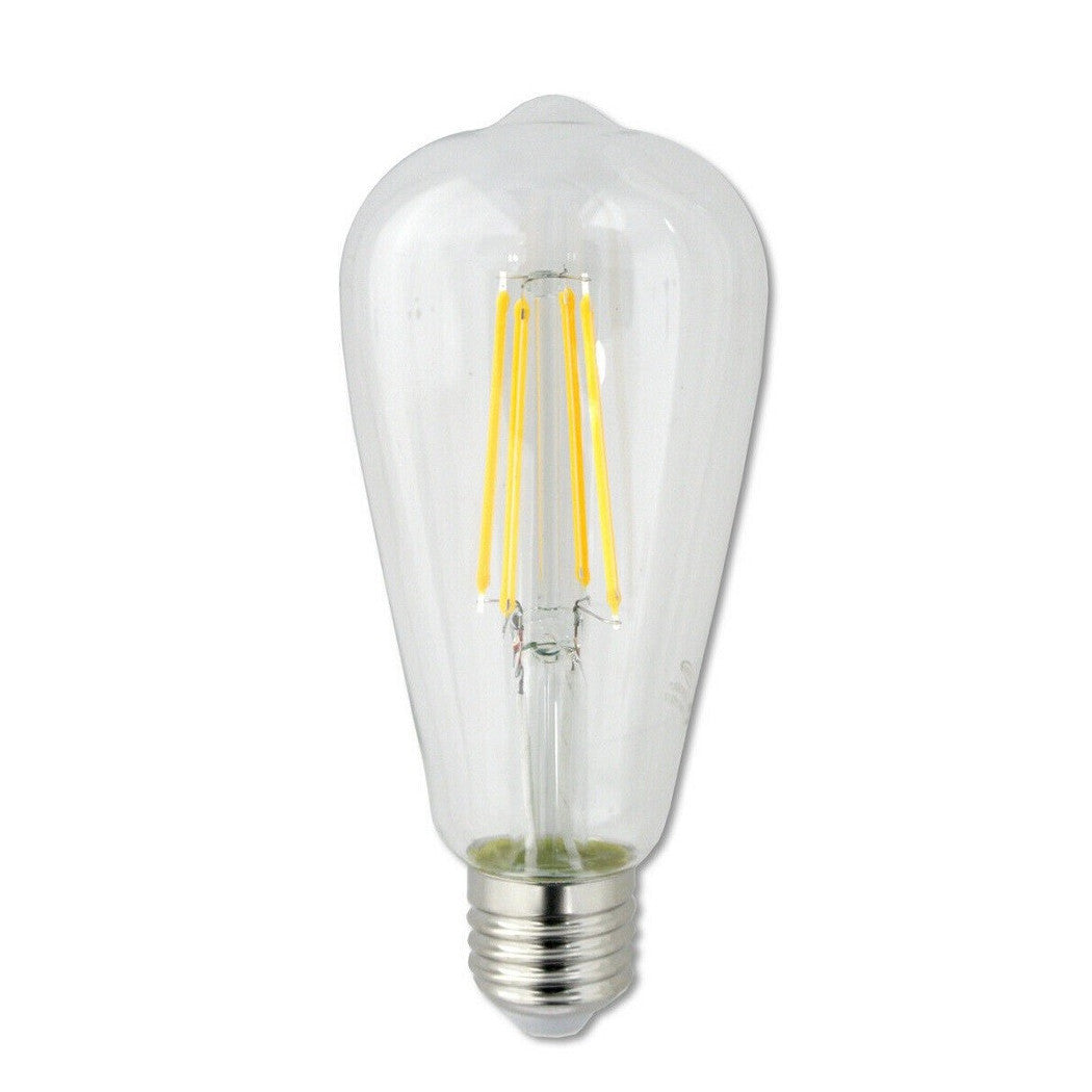 Filamento LED Bombilla 8 vatios E27 ST64 CALIENTE 3000K 880 LUMEN 220V T64-TC