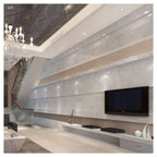 Foco empotrado para foco redondo vidrio blanco venas plata P15