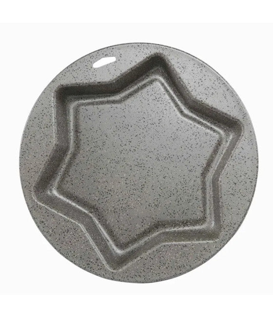 Forma de molde Donut liso 36 cm Pan horneado Horno de aluminio Baba Casatiello