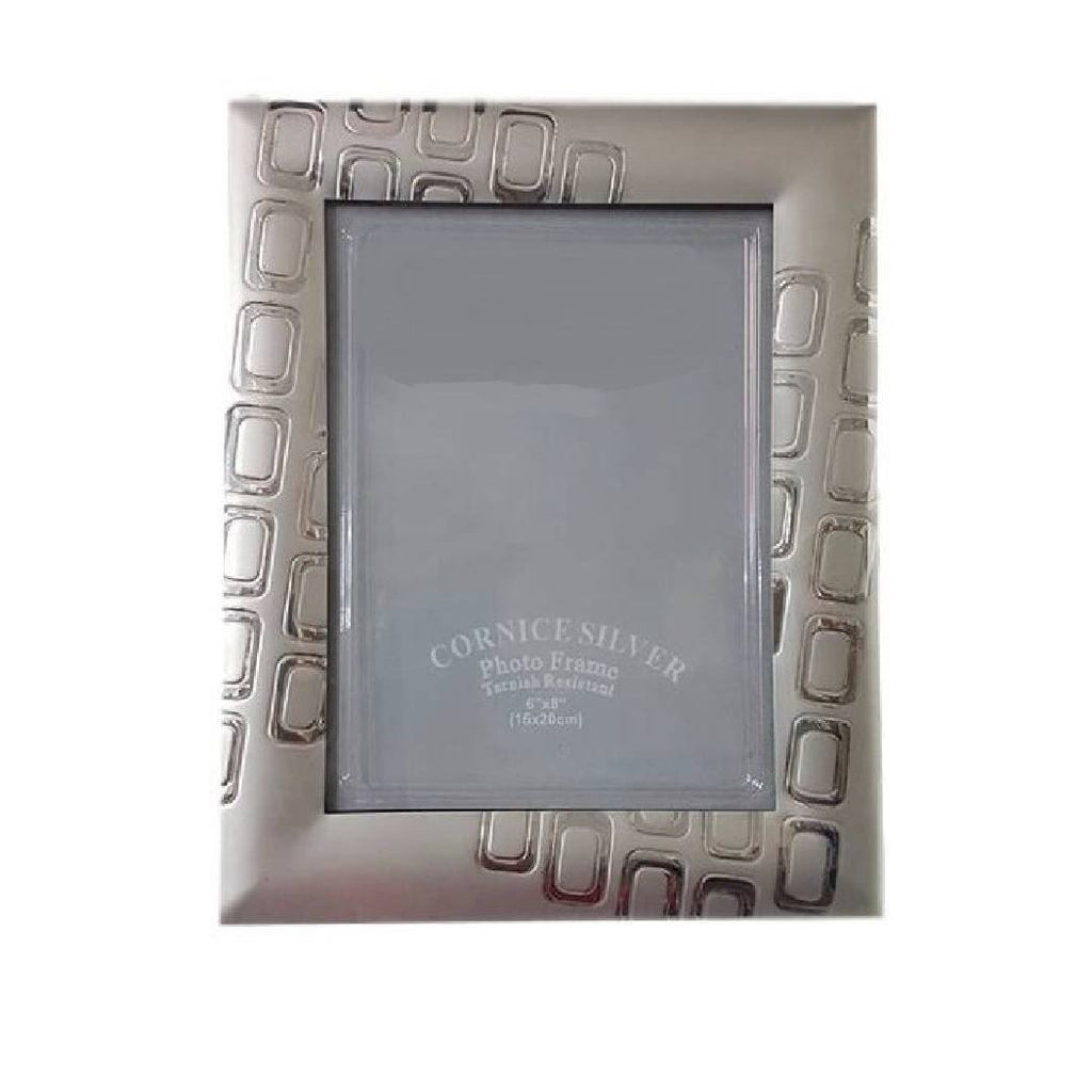 Foto del marco de la foto Foto de la foto 15 x 20 cm Efecto opaco gris plateado