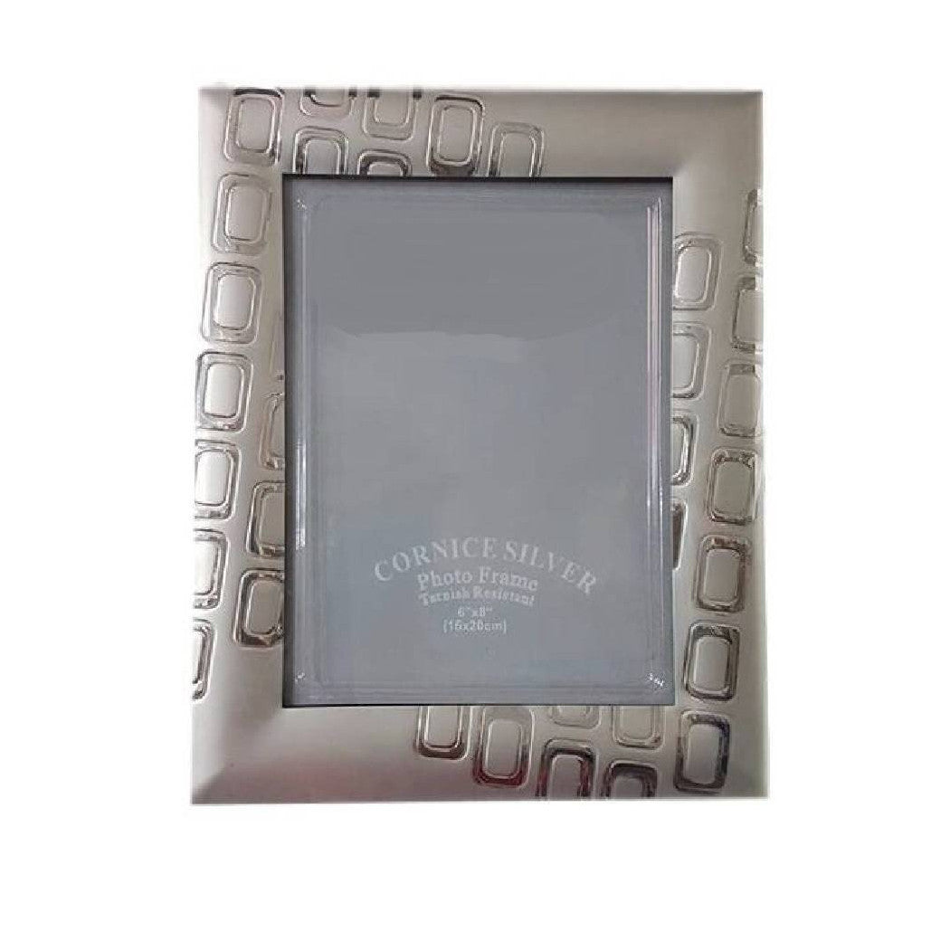 Foto del marco de la foto Foto de la foto 15 x 20 cm Efecto opaco gris plateado