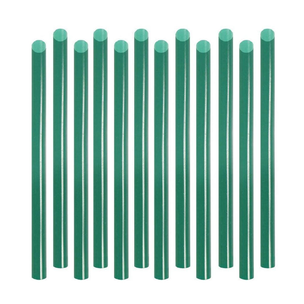 Glue Sticks 12 unids para pistola caliente Máquina de encolado verde 12PZ Stick 18x1 cm
