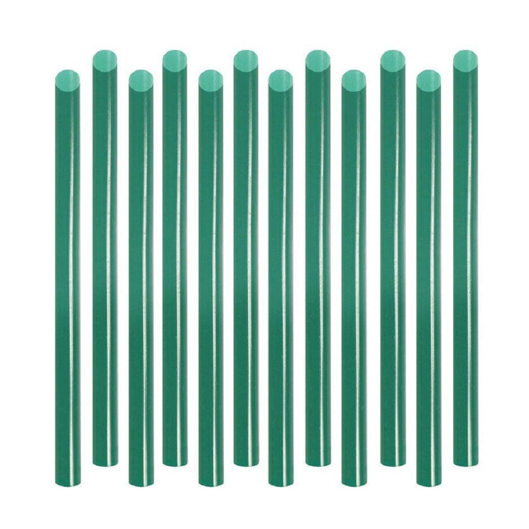 Glue Sticks 12 unids para pistola caliente Máquina de encolado verde 12PZ Stick 18x1 cm