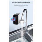 Grifo eléctrico para agua caliente instantánea sin caldera con pantalla FO-J07