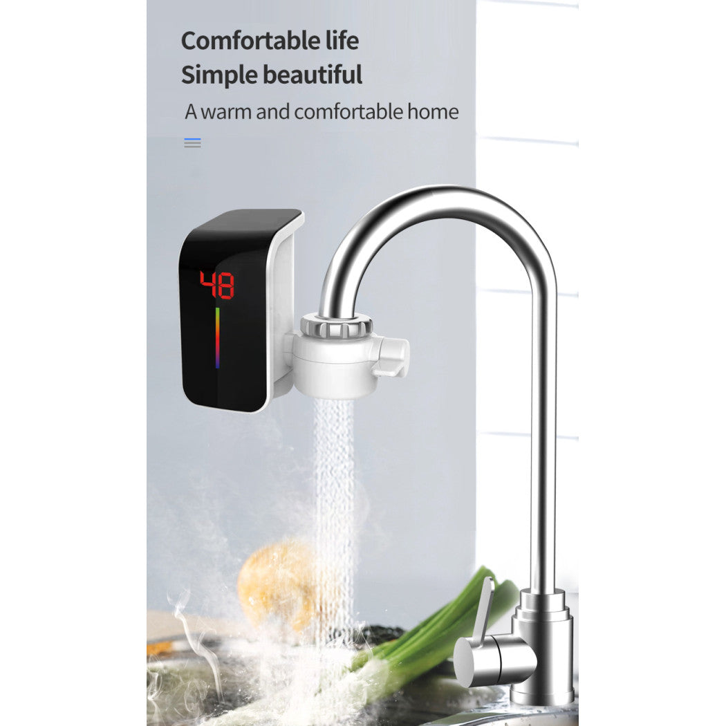 Grifo eléctrico para agua caliente instantánea sin caldera con pantalla FO-J07