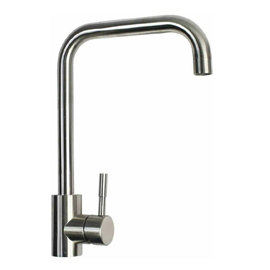 Grifo Fregadero cocina Canna High Square Satin Satin Brass Mezcador 52813