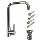 Grifo Fregadero cocina Canna High Square Satin Satin Brass Mezcador 52813