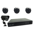 HDMI DVR Video Surveillance Kit 4 IR 4 Cámaras 4 canales BNC Completa 5504H-4-B