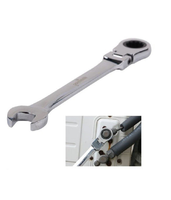 Cabeza giratoria multifunción combinada de 360 ° con compás de 12 a 19 mm