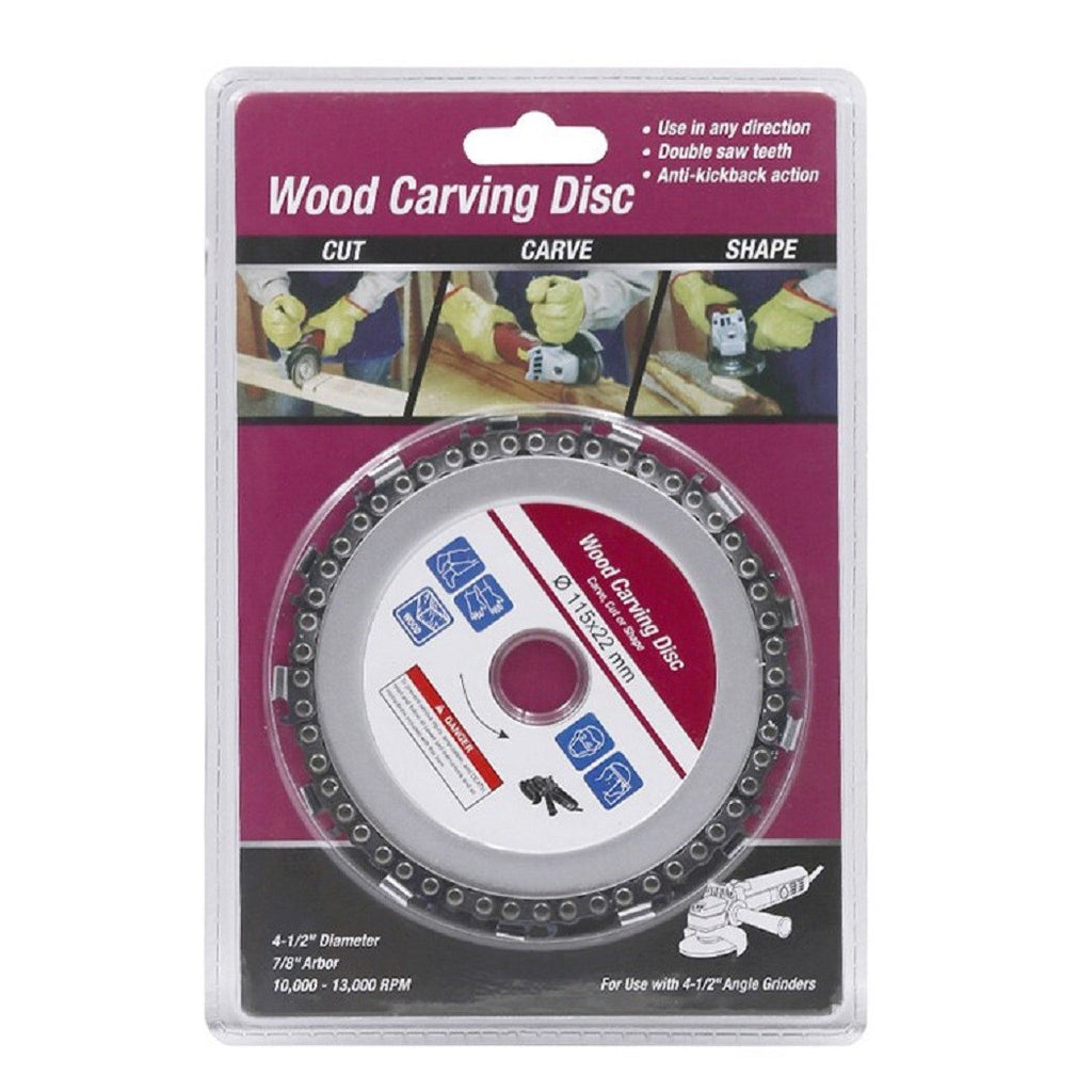 Hoja de corte de madera de madera de madera para molinillo angular 125 x 22 mm