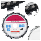 Hoja de corte de madera de madera de madera para molinillo angular 125 x 22 mm