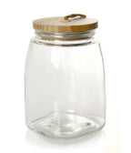 Establecer contenedor de jarra de vidrio de 12 piezas con cubierta de jarra de 140 ml