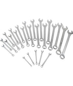 Establezca 10 compases de 8 a 19 mm con clave de trinquete reversible de 3/8 y extensión