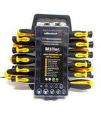 Destornillador de kit de trinquete con mango de T Multiustex 25 PC con inserciones de intercambio
