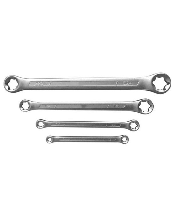 Set 17 PCS brújula hexagonal 1/2 "de 8 a 24 mm con trinquete STRUNG MR70795