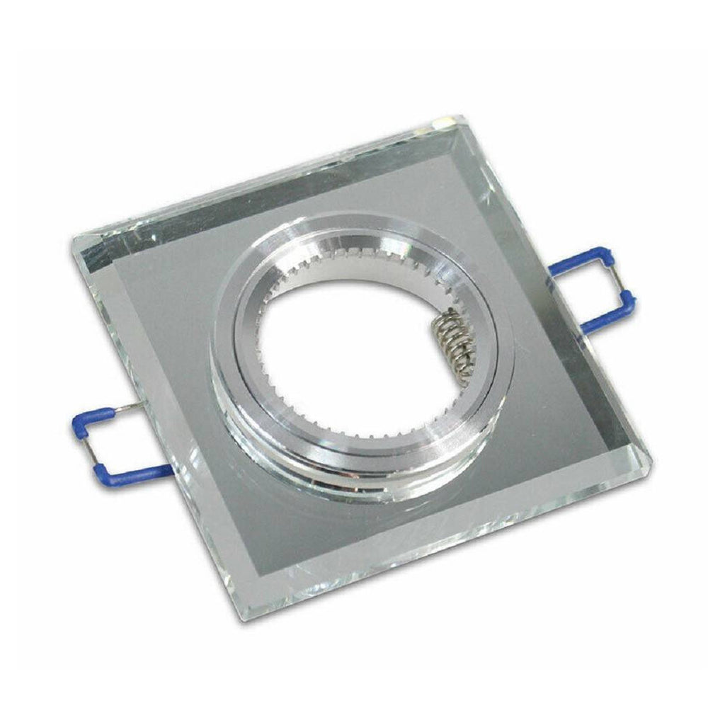 Juego de vidrio empotrado en espejo de efecto de vidrio de 60 mm de plata de plata P18