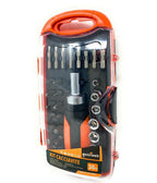 KIT 30 PCS Multiuso de trinquete de trinquete Destornilladores Hexagonales Torx cruza inserciones