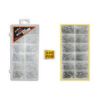 KIT 420 Tornillos de cabeza de cabeza redonda plana CrossPrint CrossPrint 12 Mediciones