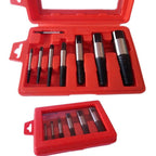 Kit 8 extractores cónicos para tornillos tornillos rotos prisioneros extractores cónicos