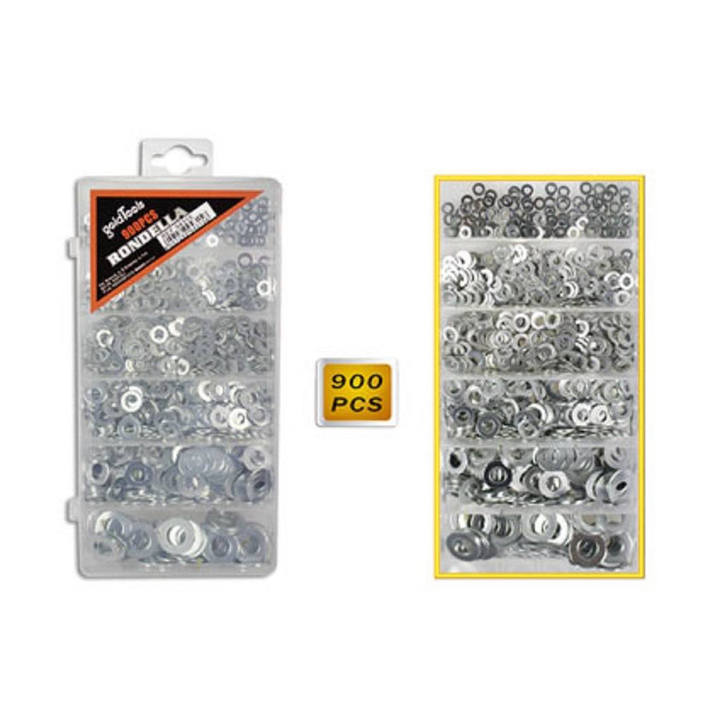 KIT 900 Lavadoras planas para tornillos 6 Mediciones Diferentes espaciezas de espesor Tornillos