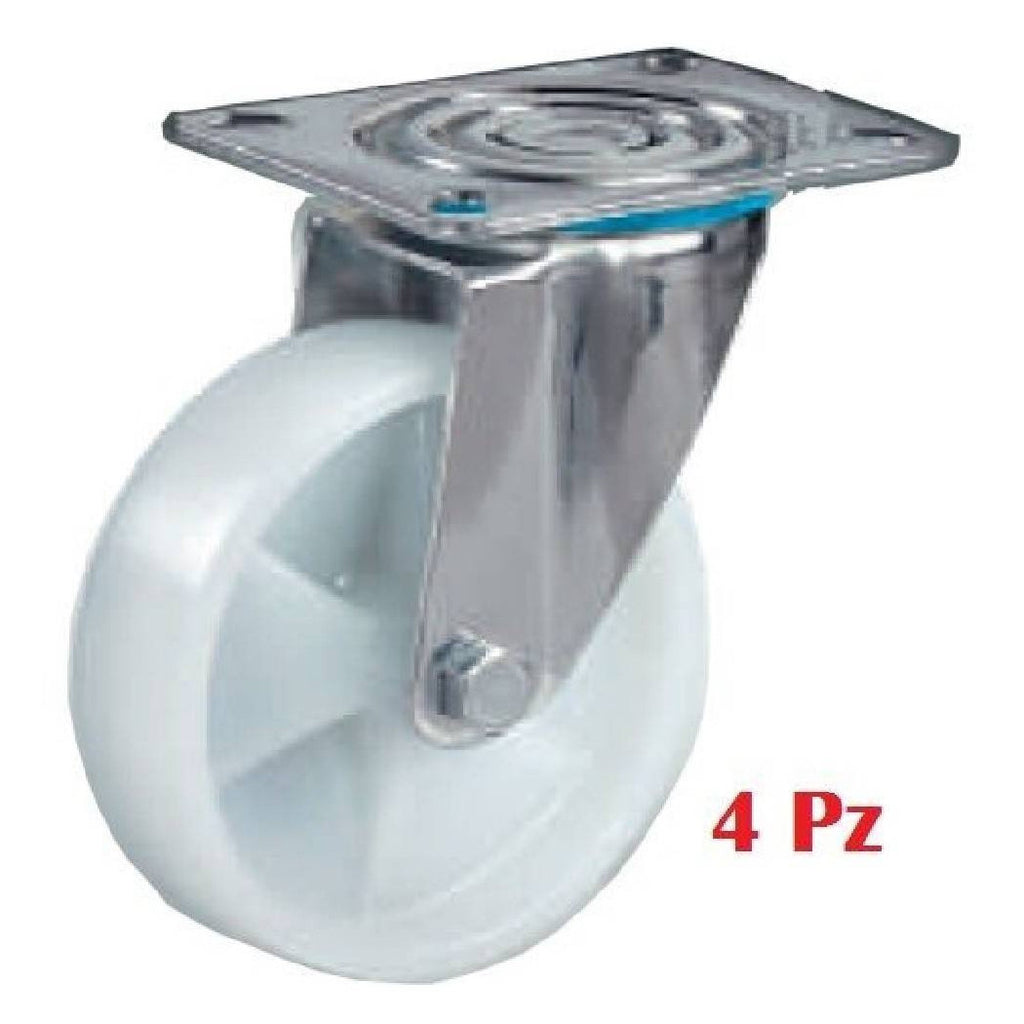 Kit de 4 ruedas rueda de rueda de rueda de rueda para carretillas carretillas Soporte giratorio