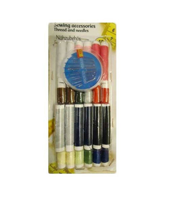 Kit de accesorios de costura de 40 piezas Variedad de algodón y conjunto de agujas de bricolaje