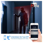 Kit de cámara de vigilancia de 8 canales Wi-Fi H.265 4 WiFi 1080p Cámaras IP