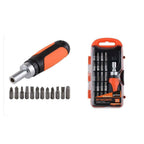 Kit de destornillador de trinquete multiuso 21 piezas magnéticas Doble Función 92192