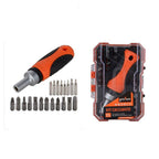 Kit de destornillador de trinquete multiuso 27 PCS magnético con mango antideslizante 92187