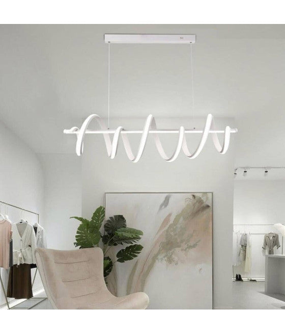 Lámpara LED 34W Suspensión Diseño moderno en aluminio PVC LIGHT 6500K A58