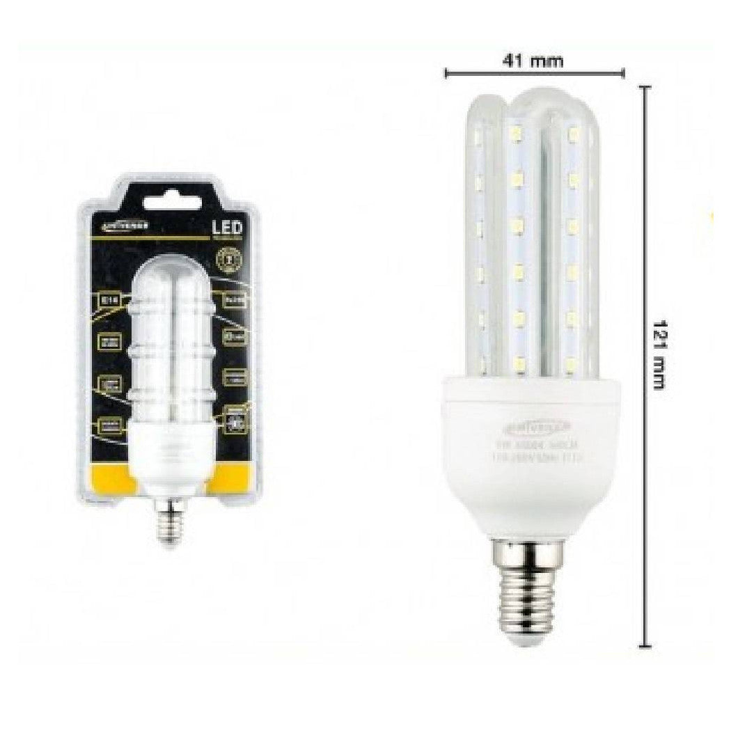 LAMPADINA LED E27 3U 6 W LUZ FREDDA 6500K NATURALE 4000K CALDA 3000K 36D 3U02T