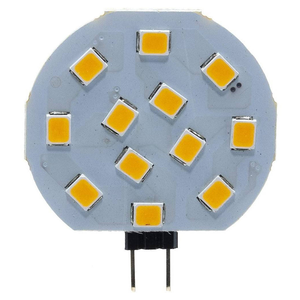 LAMPADINA LIGHT LED SLIM G4 1.8 WATT LAMPADA PIATTA 12V LUCE 6500K 3000K 4000K