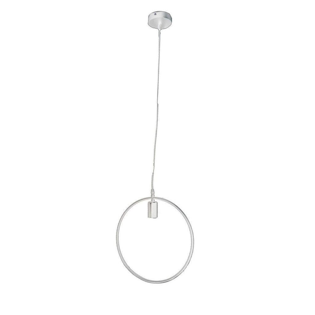 Lámpara colgante colgante de araña Pendiente de lámpara de luminaria E27 B35-O Blanco