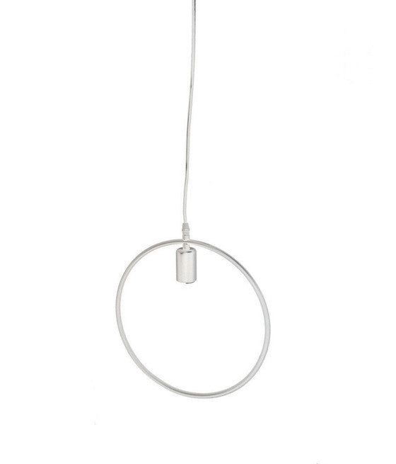 Lámpara colgante colgante de araña Pendiente de lámpara de luminaria E27 B35-O Blanco