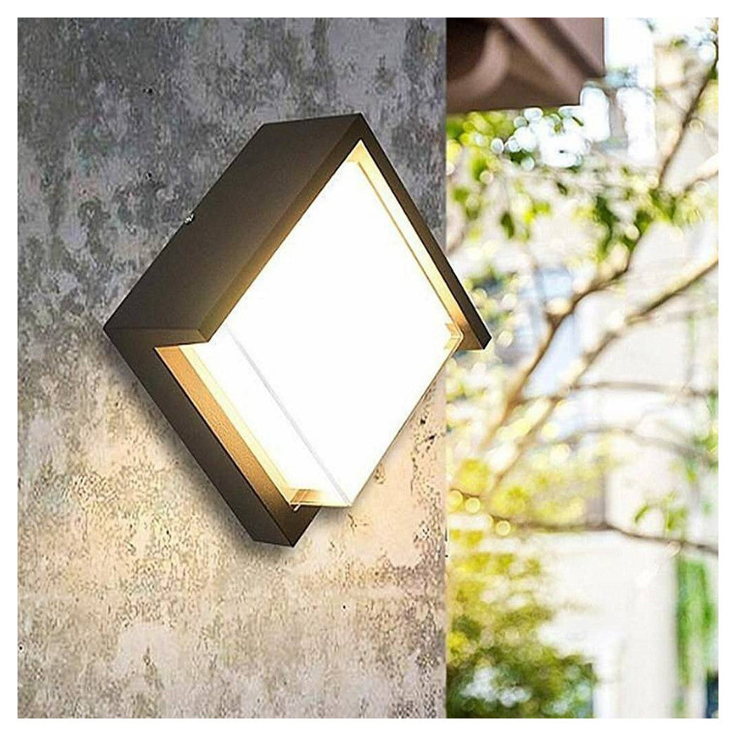 Lámpara de pared al aire libre y interior Lámpara de pared moderna IP65 Spotlight 12W