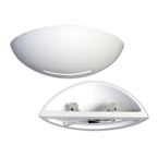 Lámpara de pared Half Moon Chalk Double Pintado Emisión R7s Ataque