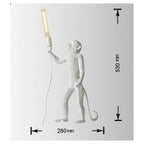 Lámpara de pie Lámpara de pie moderna E27 Forma de ataque Luz decorativa D08