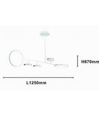 Lámpara de techo de lámpara de araña colgante de suspensión redonda E27 B31