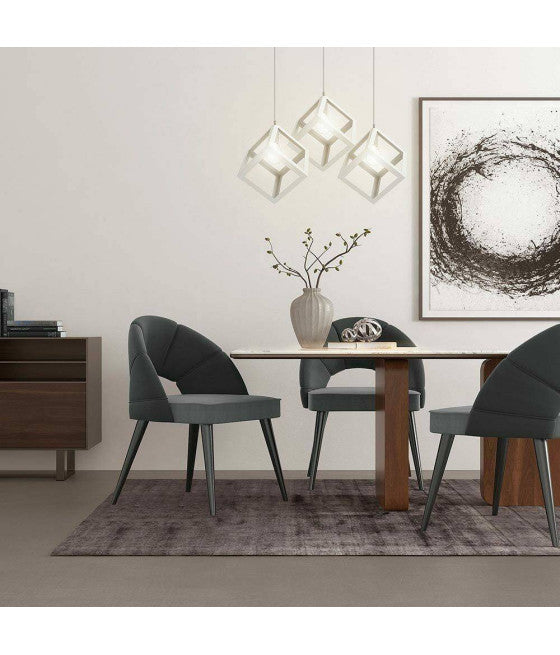 Techo LED contemporáneo LED 6 Anillos ARTÍCULOS 51 W Luz de frío natural natural C08