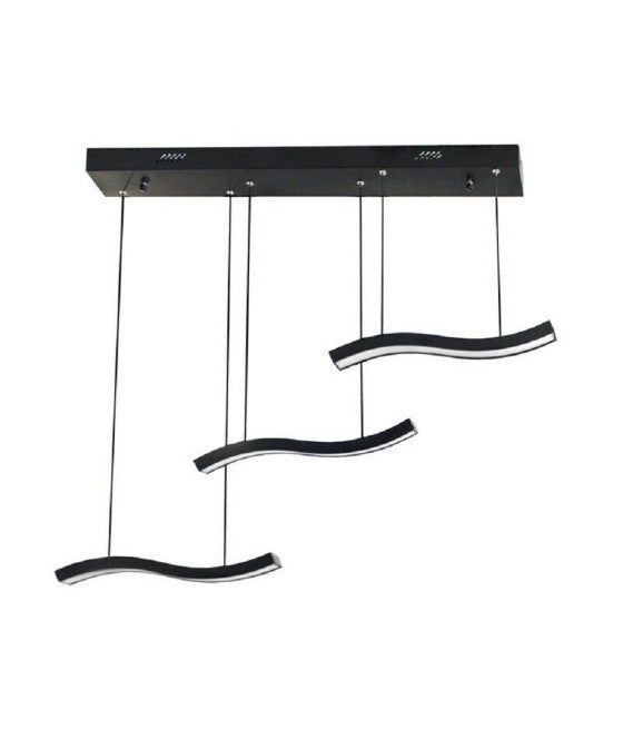 Lámpara de techo de lámpara de suspensión de 40 vatios 3 ondas Lámpara suspendida Luz blanca B42