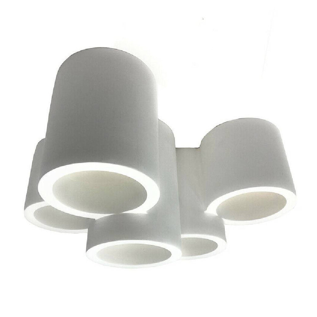 Lámpara de techo pintible de araña de araña de 5 cilindros Papodlights GS-C07