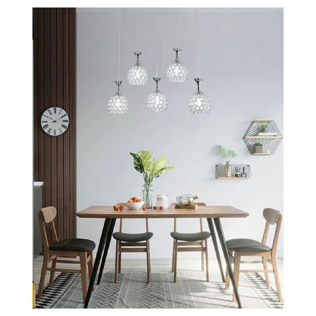 Lámparas de techo de techo colgante Cristales G9 B26 Ataque