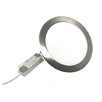 LED Empotrable Plata Panel Redondo Slim 12 W Light 6500K 3000K 4000K P155A-A