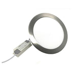 LED empotrado Plata LED Panel Slim 6W P105AA Luz de techo ligero 6500k 3000k 4000k